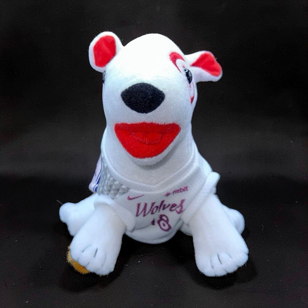 Target Bullseye Dog - Minnesota Timberwolves 2018-19 Season Jersey 18 Plush